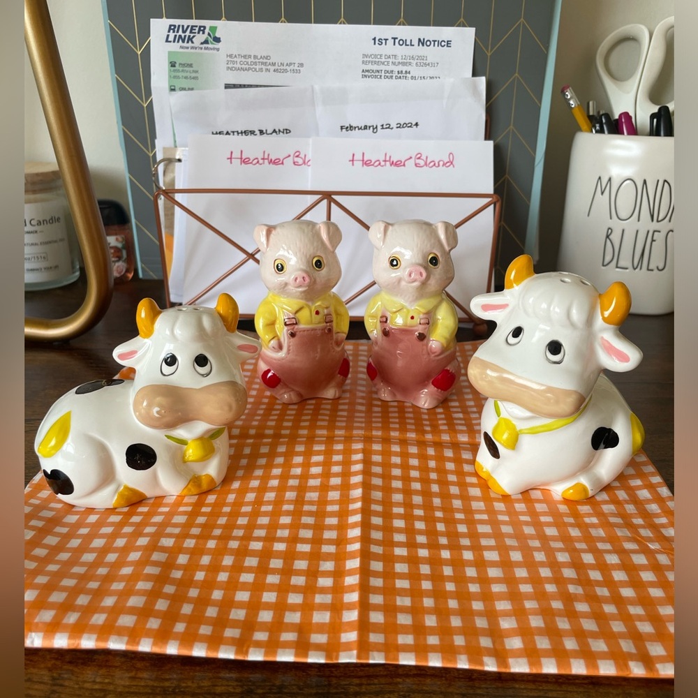 Vintage Looking Salt & Pepper Shakers!